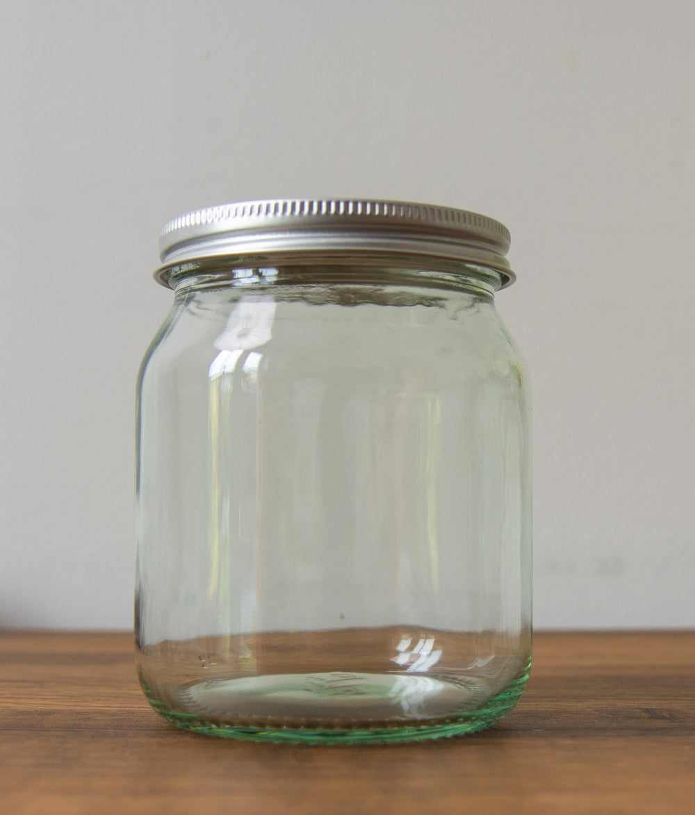 345ml jar candle in Silver Lid