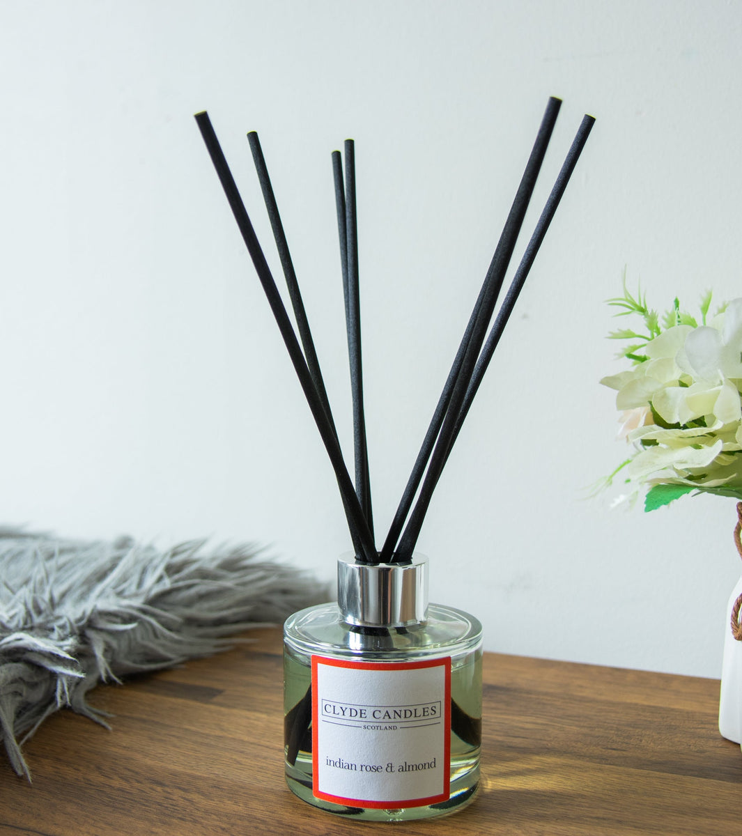 Indian Rose & Almond Reed Diffuser - Pack Of 6 – clyde candles trade
