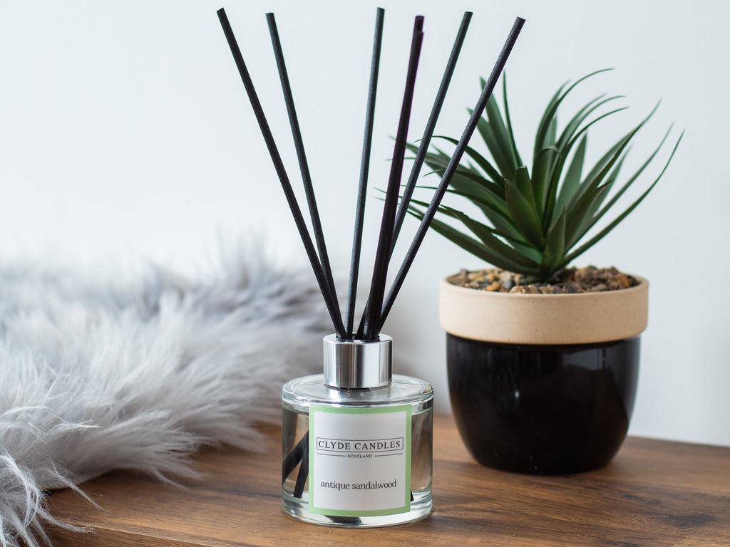 Antique Sandalwood Reed Diffuser - Clyde Candles